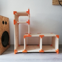 STICO Furniture T-Corner 90 with backplate - Thumbnail 3