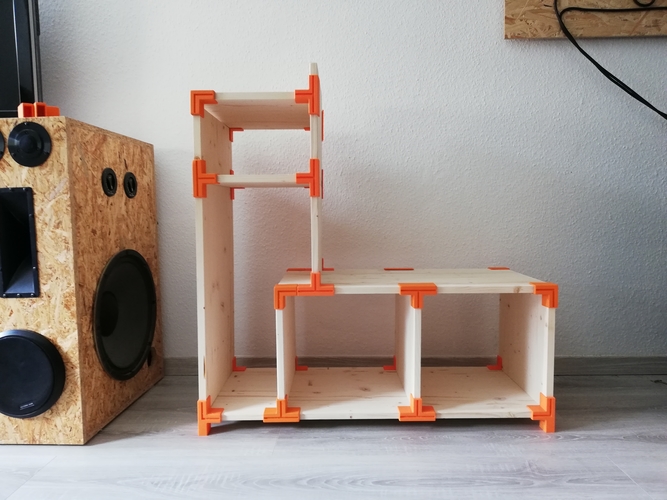 STICO Furniture Cross-Corner with backplate 3D Print 366134