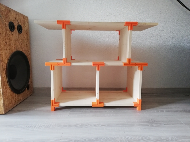 STICO Furniture Cross-Corner with backplate 3D Print 366136