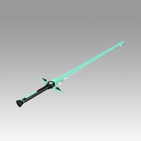 Sao Kirtos Dark Repulser Sword cosplay prop weapon - Thumbnail 2
