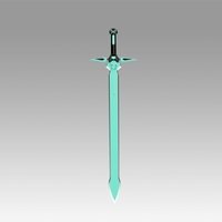 Sao Kirtos Dark Repulser Sword cosplay prop weapon - Thumbnail 5