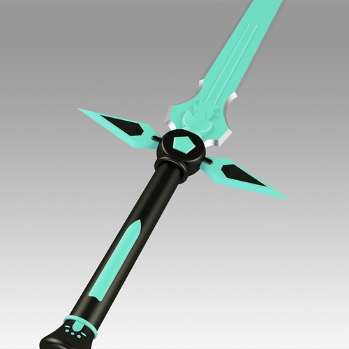 Sao Kirtos Dark Repulser Sword cosplay prop weapon 3D Print 366193