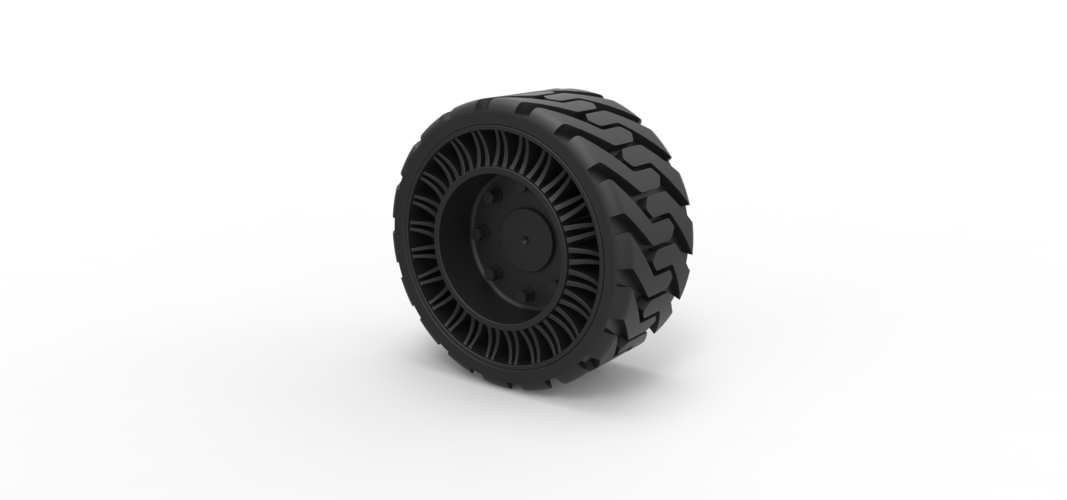 Diecast Twheel version 2 from Front loader 3D Print 366195