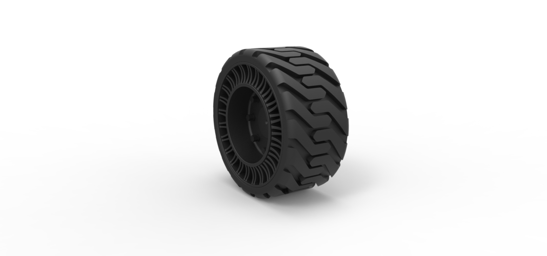 Diecast Twheel version 2 from Front loader 3D Print 366196