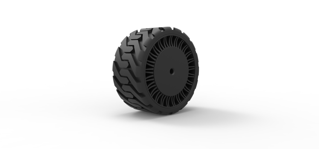 Diecast Twheel version 2 from Front loader 3D Print 366198