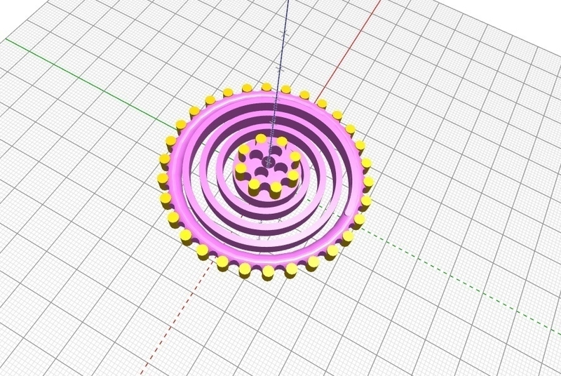 Compound Cog Spring - Pinshape