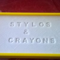 Boite a crayons & stylo - Thumbnail 4