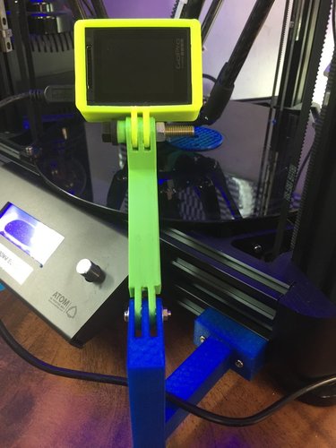 GoPro mount for Delta 3dprinter 3D Print 36629