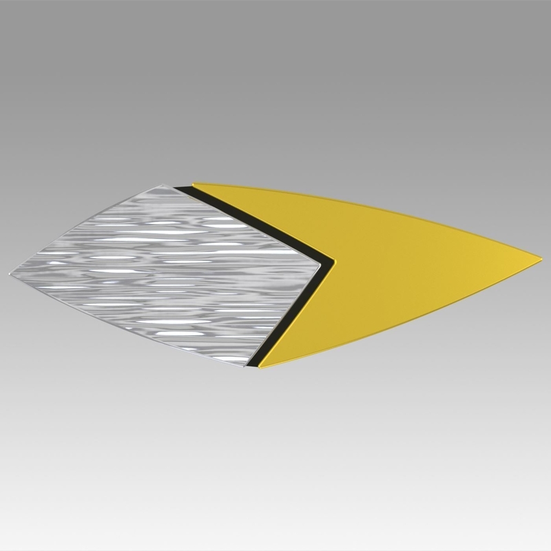 Star Trek Voyager Relativity Starfleet Combadge replica prop