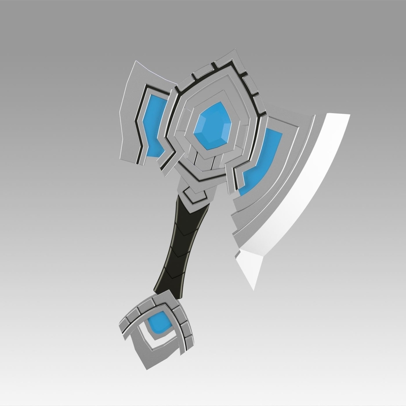 World Of Warcraft Shadowlands Axe Bastion Cosplay