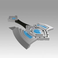 World Of Warcraft Shadowlands Axe Bastion Cosplay - Thumbnail 4