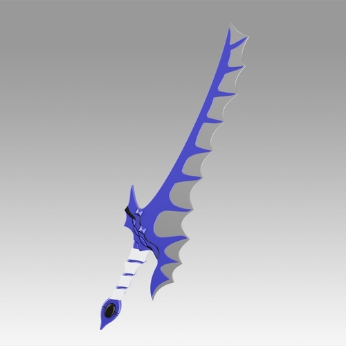 Fire Emblem Awakening Dragon Slayer Sword Cosplay Weapon Prop 3D Print 366483