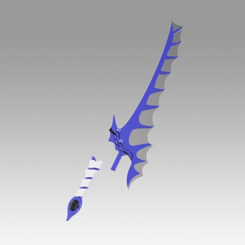 Fire Emblem Awakening Dragon Slayer Sword Cosplay Weapon Prop 3D Print 366491