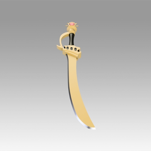 Fire Emblem Awakening Sol Katti Sword Cosplay Weapon Prop  3D Print 366496