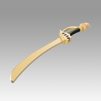 Fire Emblem Awakening Sol Katti Sword Cosplay Weapon Prop  - Thumbnail 6