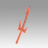 Small Kamen Rider Den-O Momotaros Sword Cosplay Weapon Prop 3D Printing 366501