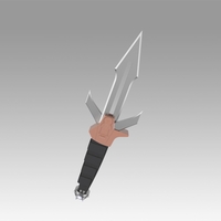 Small Star Trek Klingon DK Tahg Knife cosplay replica prop 3D Printing 366513