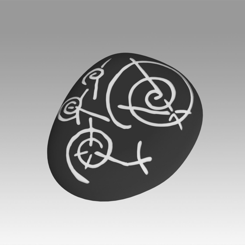 Star Trek Voyager Chakotays Chah mooz ee Stone replica