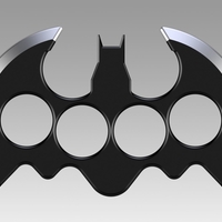 Small Brass knuckles batman cosplay prop weapon replica 3D Printing 366568