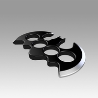 Brass knuckles batman cosplay prop weapon replica - Thumbnail 3