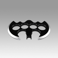 Brass knuckles batman cosplay prop weapon replica - Thumbnail 6