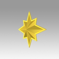 Captain Marvel emblem replica - Thumbnail 3