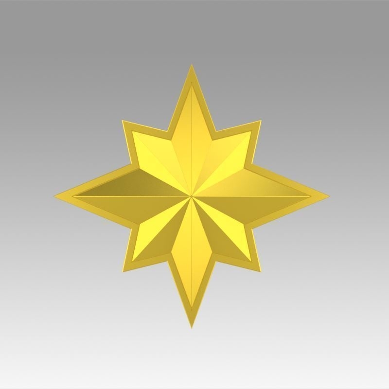 Captain Marvel emblem replica