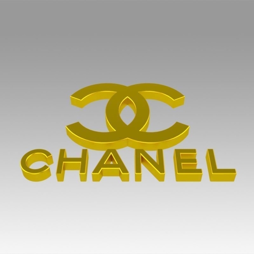 Chanel logo 3D Print 366583
