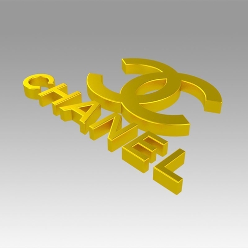 Chanel logo 3D Print 366584