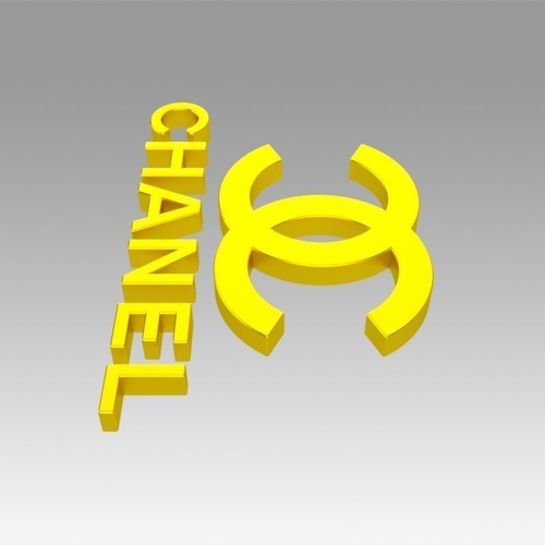 Chanel logo 3D Print 366585