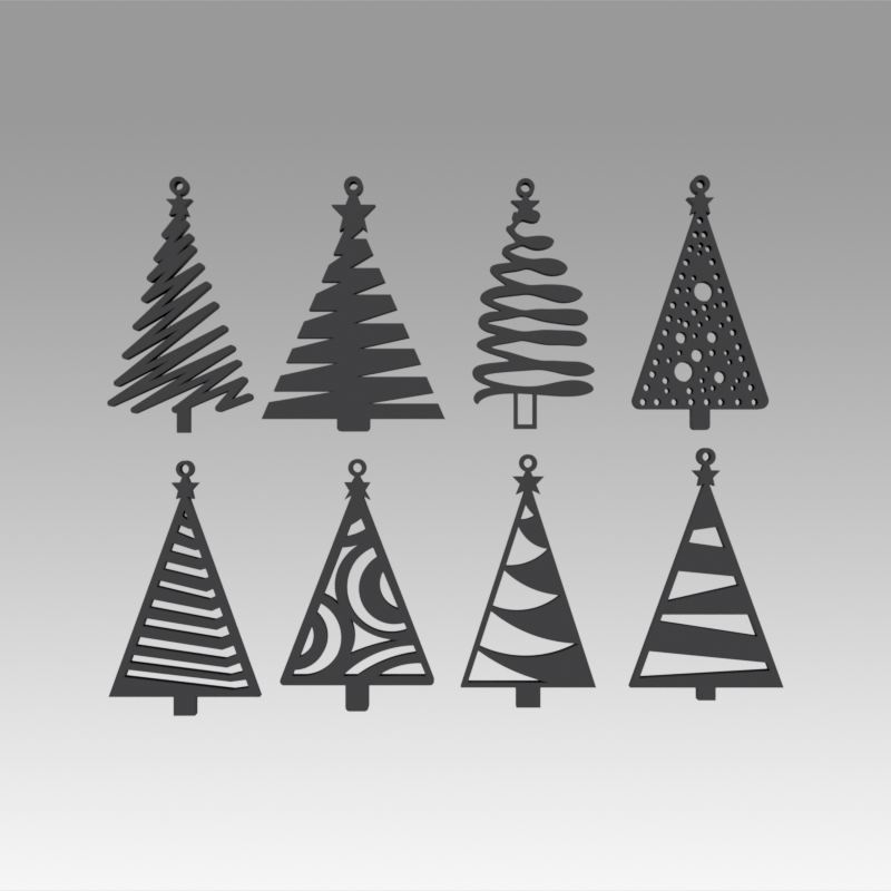 Christmas tree toy set