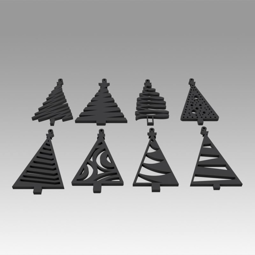 Christmas tree toy set 3D Print 366592