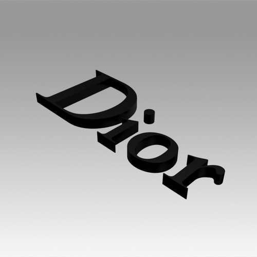 Dior old logo  3D Print 366622