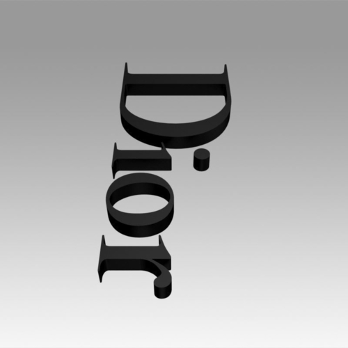 Dior old logo  3D Print 366623