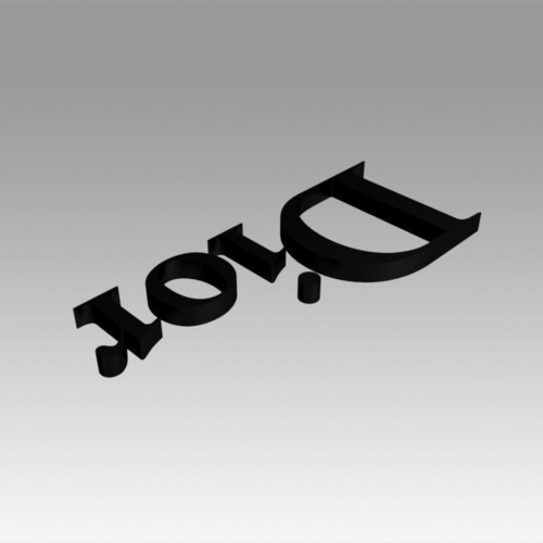 Dior old logo  3D Print 366624