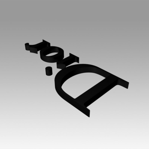 Dior old logo  3D Print 366626