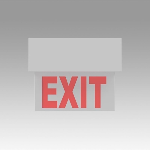 Exit Sign 3D Print 366629