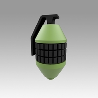 Small Fallout 3 Hand Grenade cosplay prop 3D Printing 366633