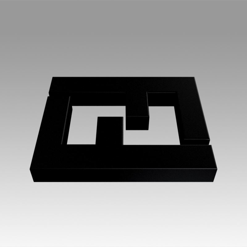 STL file FENDI PERFUME LOGO・3D printable design to download・Cults