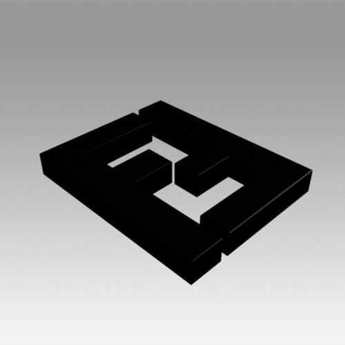 Fendi logo 3D Print 366644