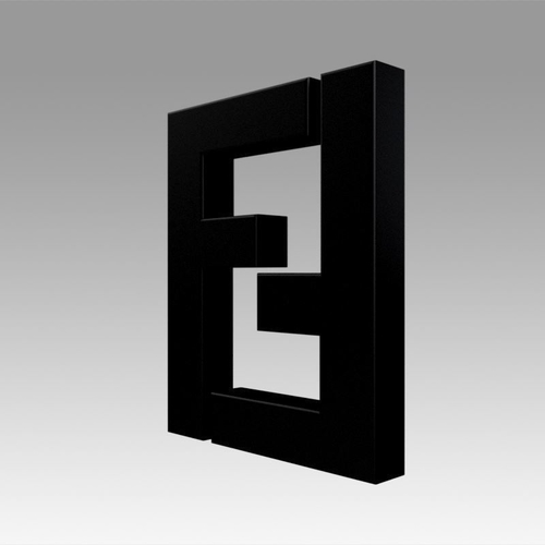Fendi logo 3D Print 366645