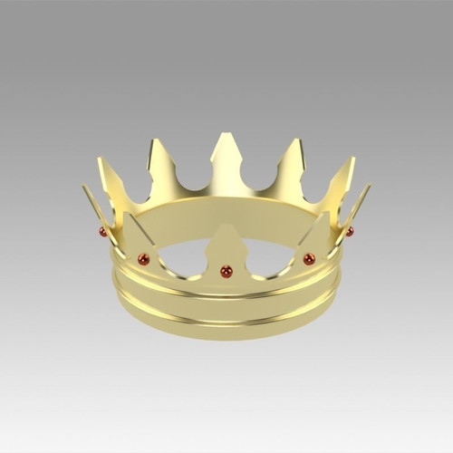 Gold crown 3D Print 366646