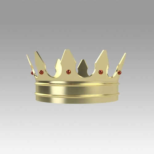 Gold crown 3D Print 366647