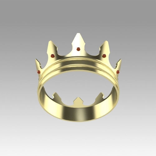 Gold crown 3D Print 366649