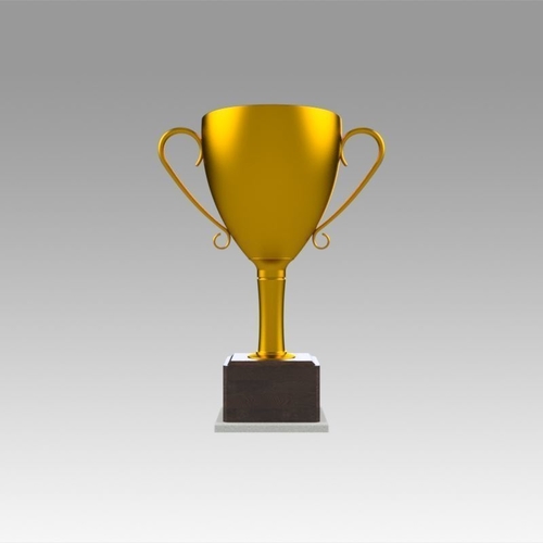 Golden Trophy 3D Print 366656