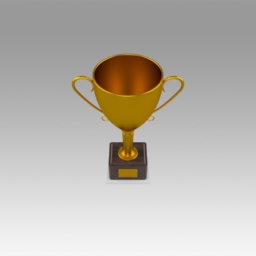 Golden Trophy 3D Print 366658