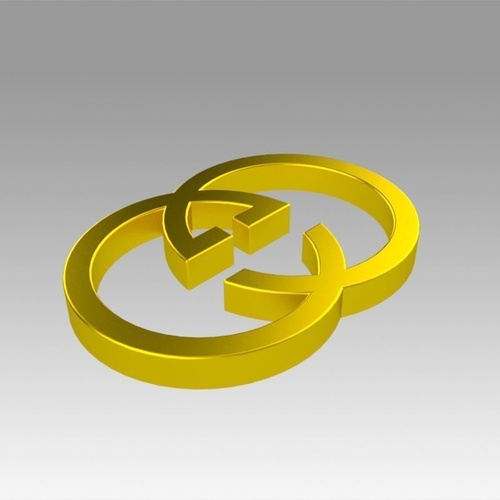 Gucci logo 3D Print 366669
