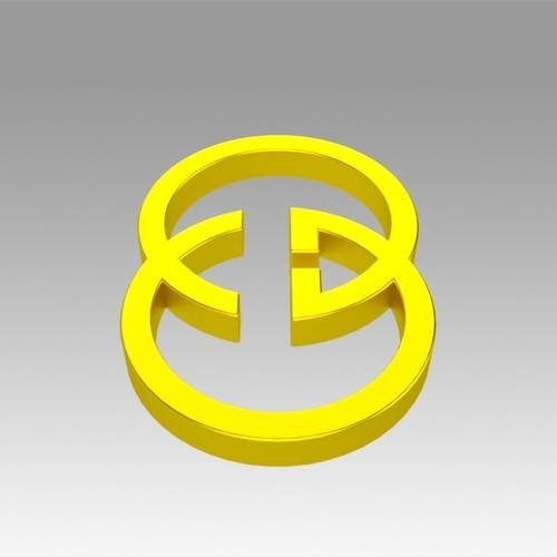 Gucci logo 3D Print 366672