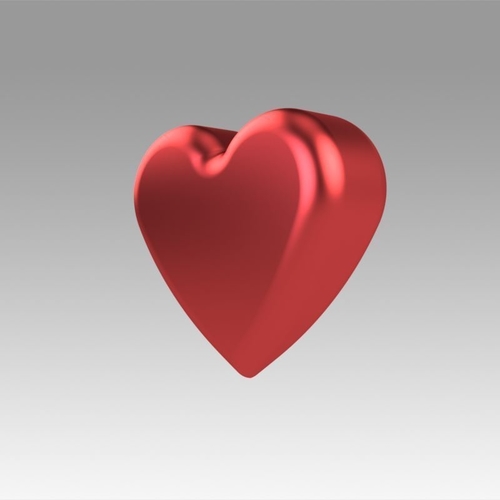 3D Printed Heart love by blackeveryday Pinshape