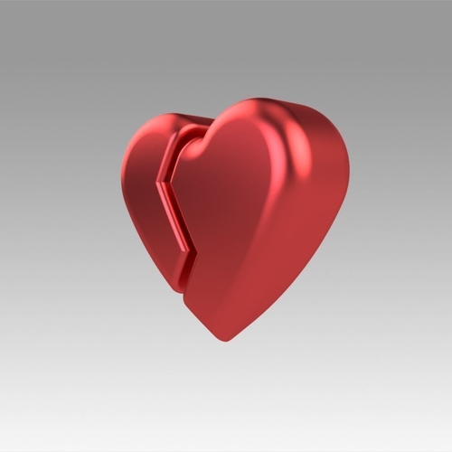 Heart love broken 3D Print 366686